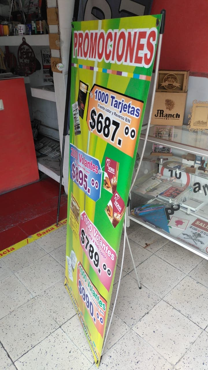 Display con lona